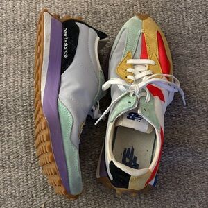 New Balance Women's Red, Yellow, and Green Sneakers